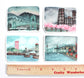 Portland Oregon Sticker Set - Four Seasons of Portland Bridges