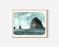 Oregon Landscape Print of Painting - 11x14" Cannon Beach