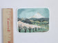 Set of Three Hand Illustrated  Vinyl Stickers - Three Views of Mt Hood