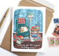 Cozy Birthday Greeting Card for an Avid Reader