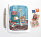 Cozy Birthday Greeting Card for an Avid Reader