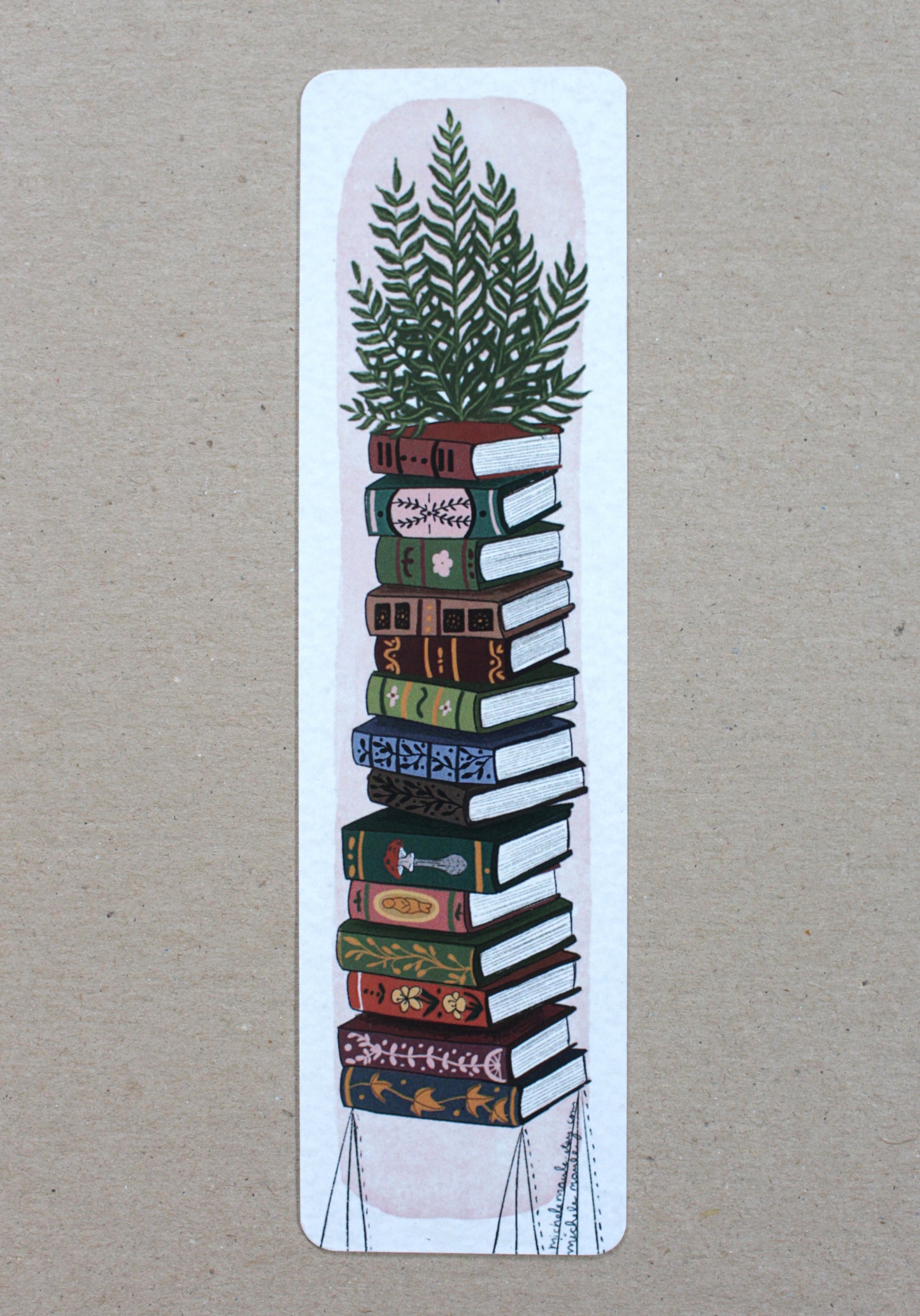 Mystical Crow and Books Bookmark