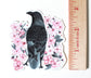 Single Sticker - Crow with Blossoms