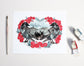 8x10 Print - Crows and Roses