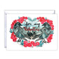 Two Crows Illustrated Valentine's Day Card