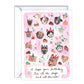 Blank Illustrated Birthday Card - All the Dogs