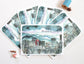Set of Portland Oregon Holiday Cards - Happy Holidays from Portland