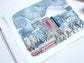 Art Print of Original Painting of Downtown Portland, Oregon