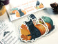 Set of Three Autumn Halloween Vinyl Stickers