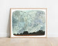 Landscape Illustration Print - Sauvie Island Geese 8x10