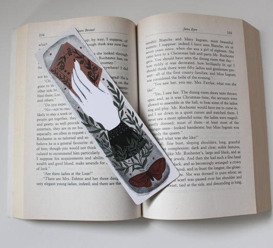 Victorian Hand Illustrated Bookmark