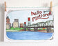 Portland Oregon Illustrated Postcard - Hawthorne Bridge
