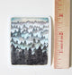 Forest Vinyl Sticker - Misty Northwest Forest
