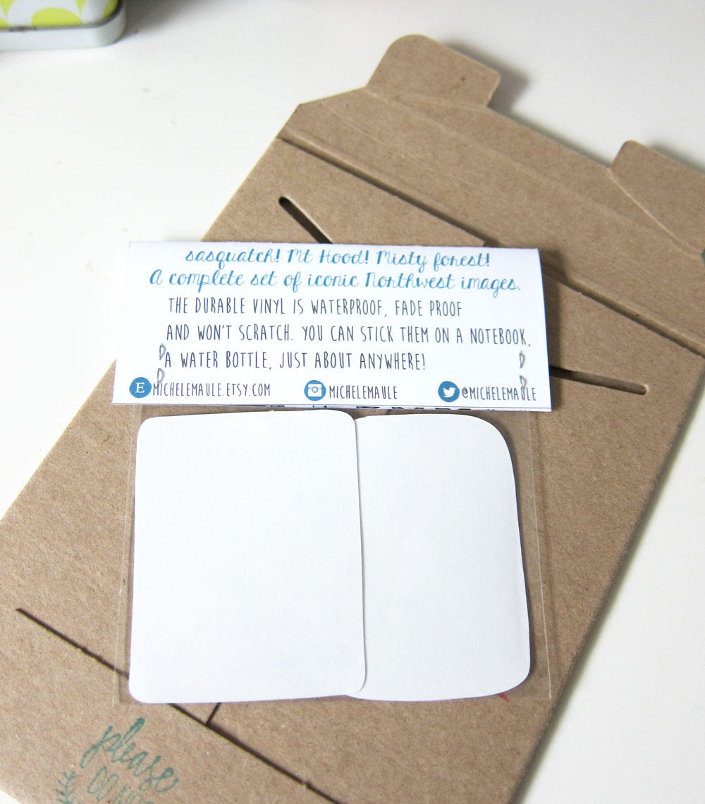 Set of Three Northwest Stickers Set
