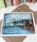 Hand Illustrated 8x10 Print of Portland's Hawthorne Bridge
