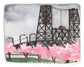 Portland's Steel Bridge with Cherry Blossoms - 11x14" Print