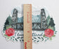 Large Hand Illustrated Vinyl Sticker - I Love Portland