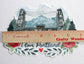 Large Hand Illustrated Vinyl Sticker - I Love Portland