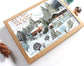 Set of illustrated Holiday Cards - Let it Snow, Let it Snow, Let it Snow!
