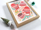 Set of Five Holiday Cards Cozy Christmas
