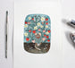 Original Mouse Reading a Book Gouache Painting