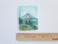 Set of Three Hand Illustrated  Vinyl Stickers - Three Views of Mt Hood