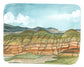 Painted Hills Reproduction Art Print of Original Gouache Painting