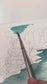 Original Hand Drawn Painting of the Deschutes River in Bend Oregon