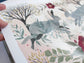 8x10 Print - Rabbit and Floral Illustration
