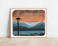 Hand Illustrated Seattle Art Print of the Space Needle