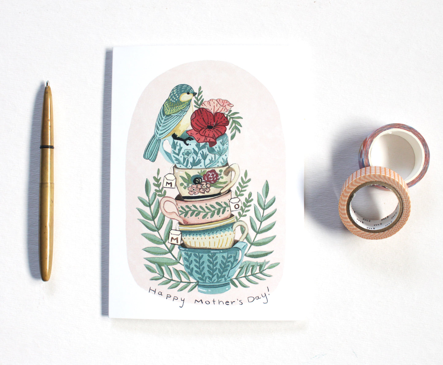 Mother's Day Card - Tea Cups