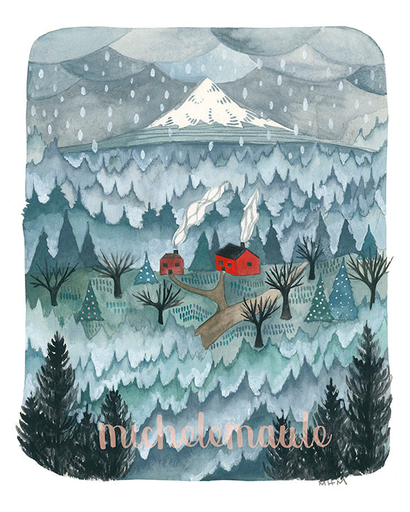 11x14 Print - Two Mountain Neighbours