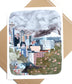 Seattle Washington Illustration Art - Seattle Skyline 11x14"