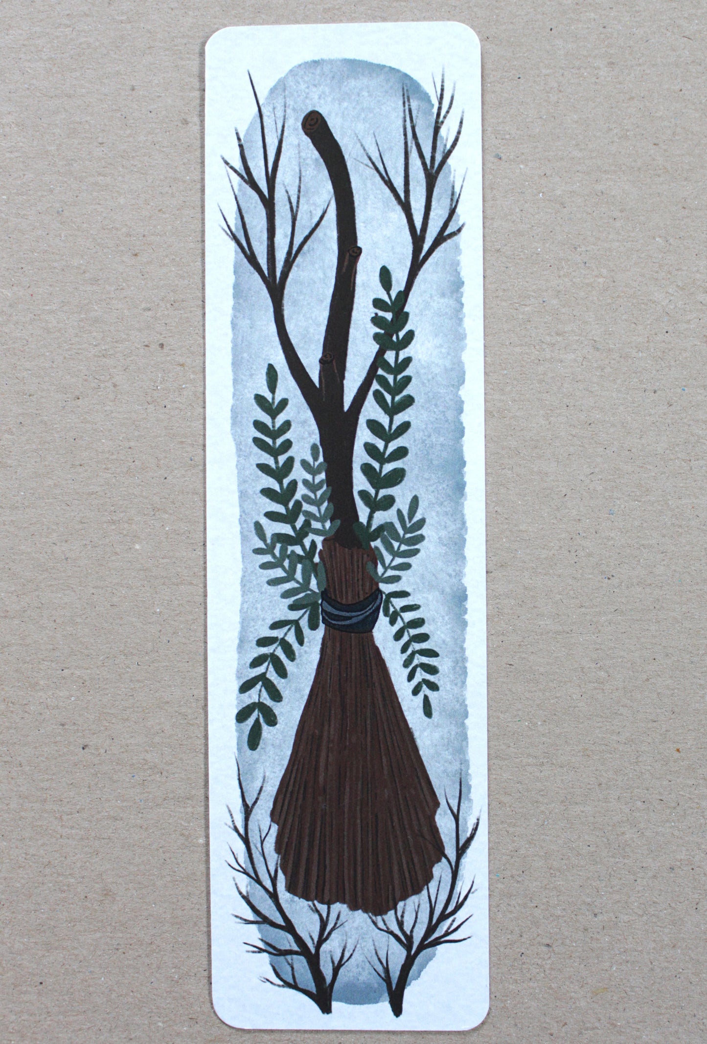 Unique Baba Yaga Artwork Bookmark: Gift for Readers