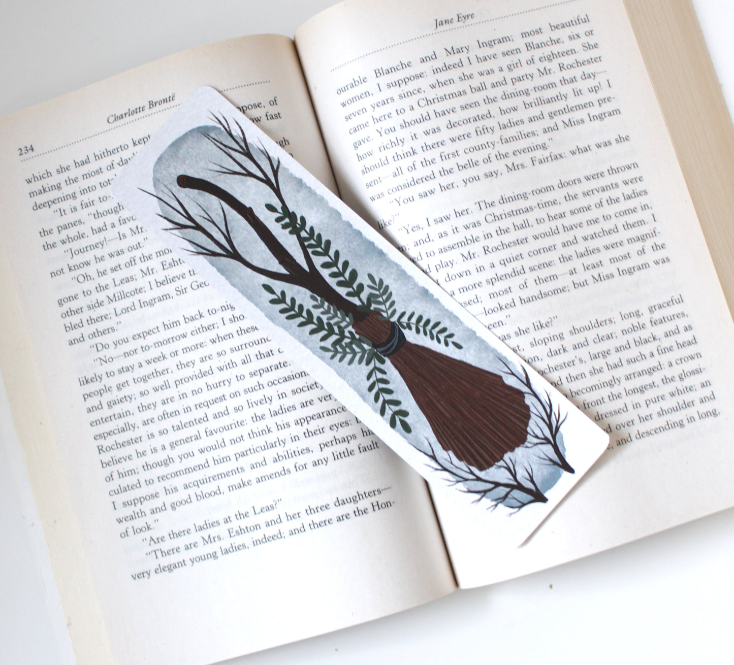 Unique Baba Yaga Artwork Bookmark: Gift for Readers
