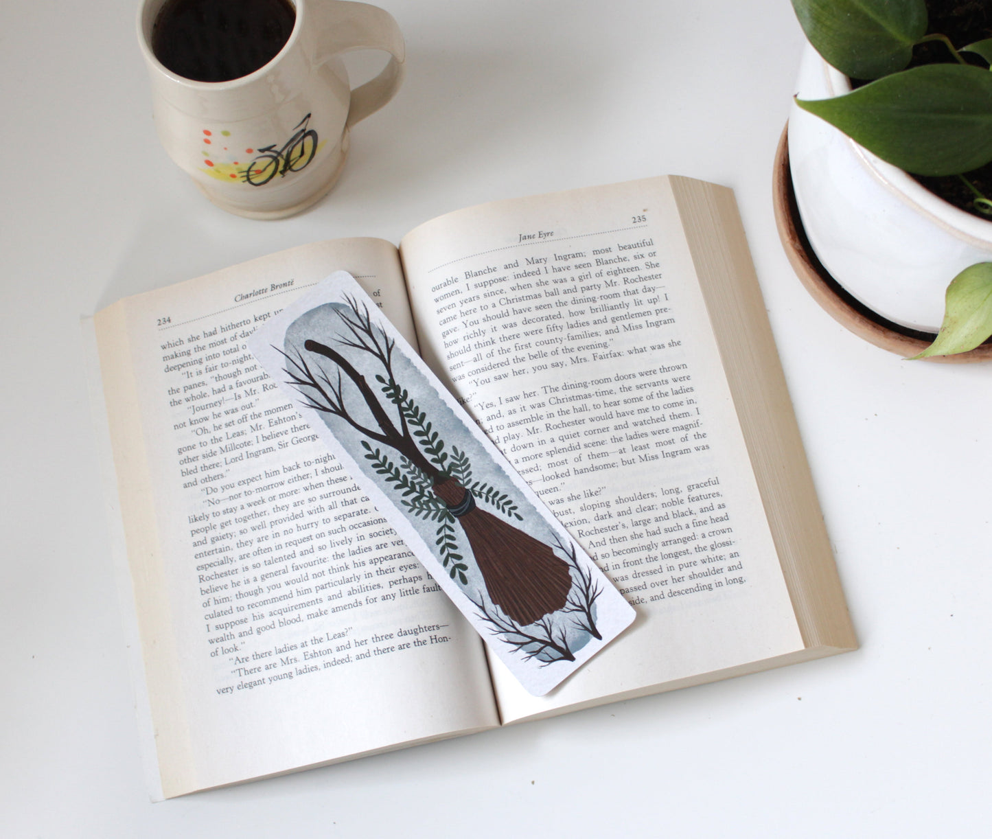 Unique Baba Yaga Artwork Bookmark: Gift for Readers
